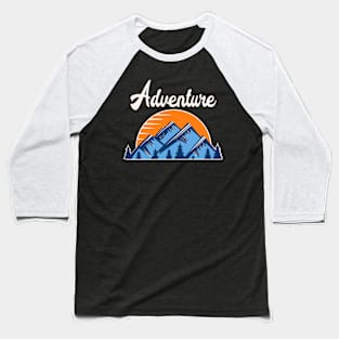 Mountain Adventure Baseball T-Shirt